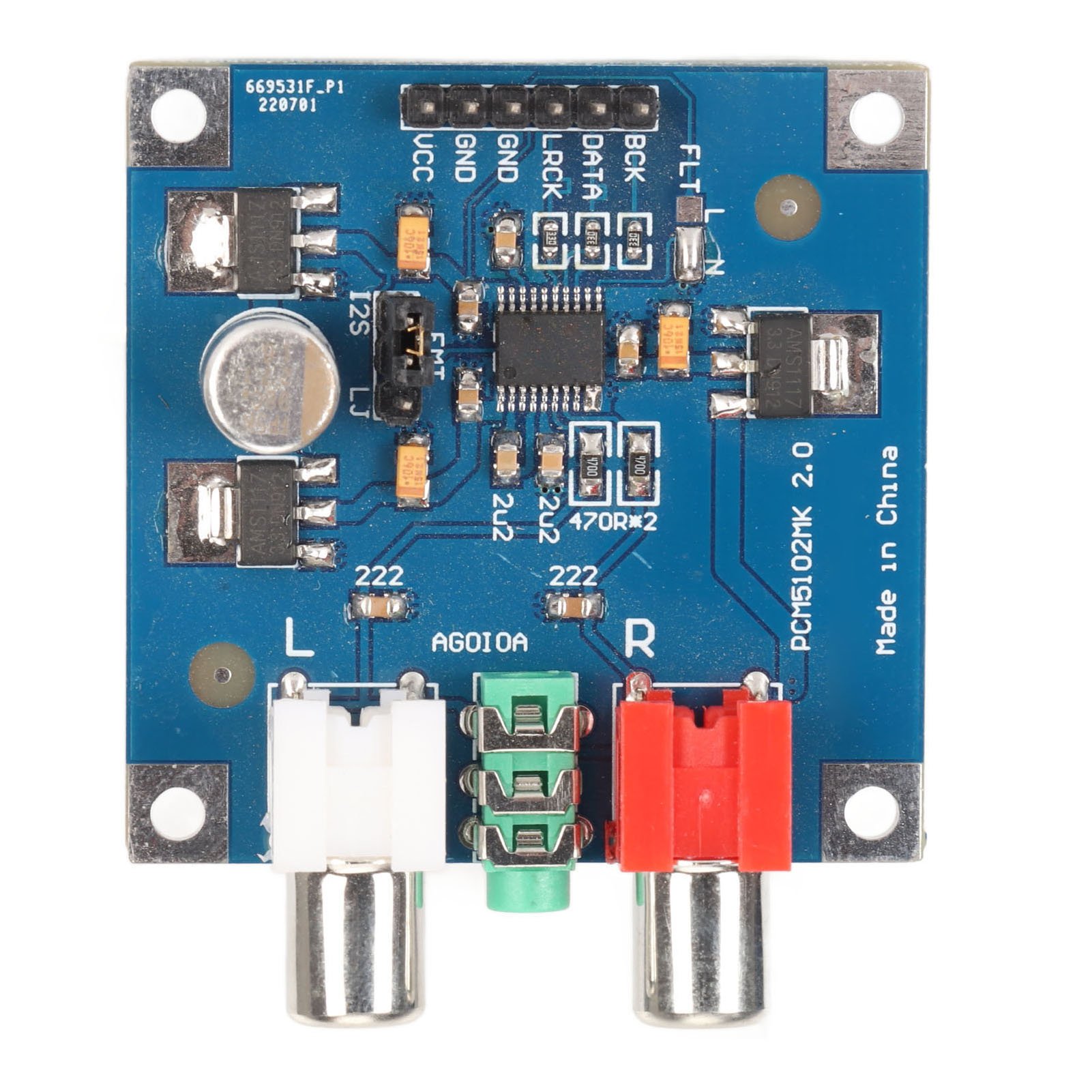 Modular Power Supply - DAC Decoder Board I2S Input 32bit