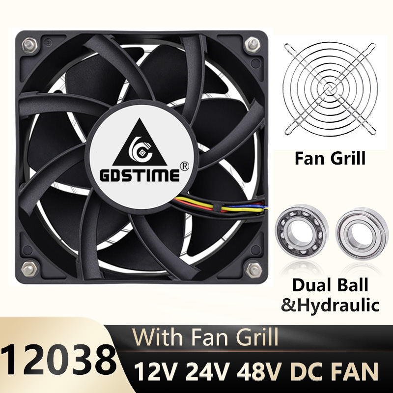 1P Gdstime 120mm X 120 X 38mm  - огляд і ціна Server Power Supply