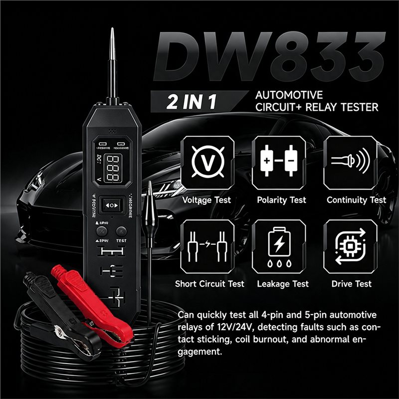 Diagnostics Tool For Vehicle E - огляд і ціна Power Supply Tester