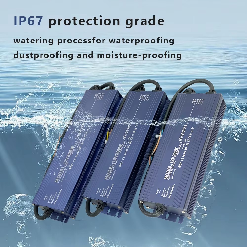 IP67 Waterproof Input 110V-265 - огляд і ціна Power Supply 500W
