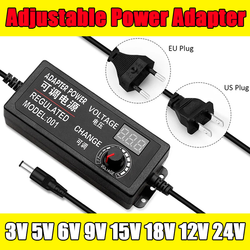 AC DC 3V 5V 9V 12V 24V Adjusta - огляд і ціна Smps Power Supply