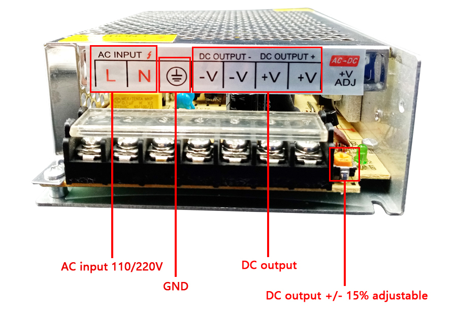DC 5V 12V Power Supply 24V 36V - огляд і ціна Smps Power Supply