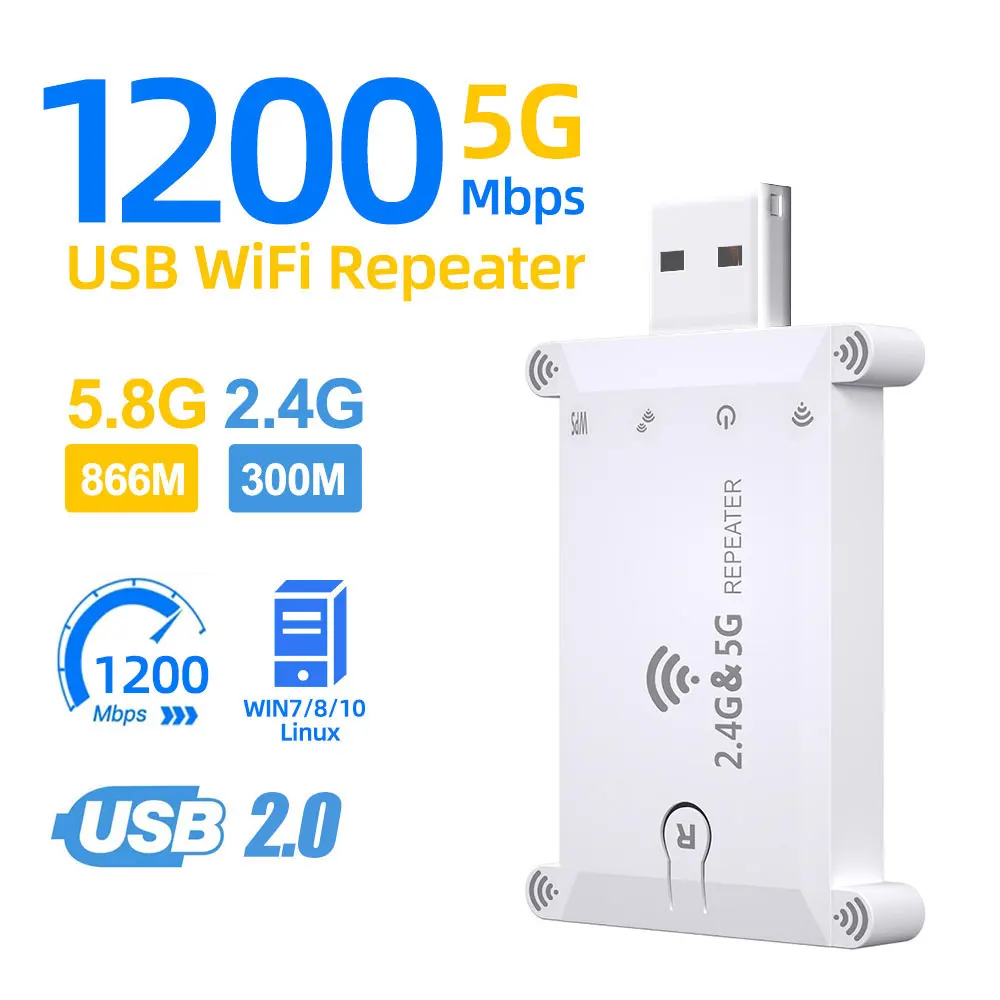 WiFi FIY 2.4g/5g Usb Wifi Repe - огляд і ціна Server Power Supply